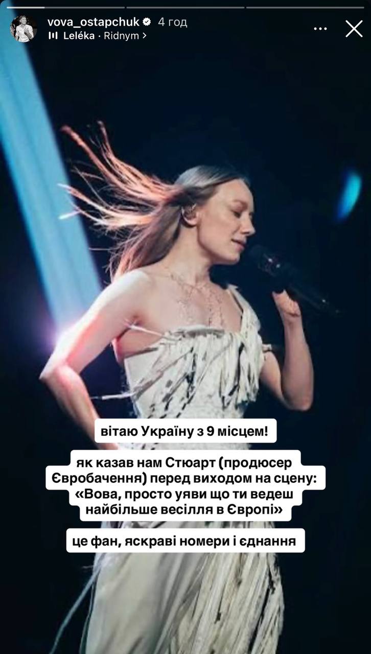 "Ти перемогла в наших серцях": українські зірки підтримали LELÉKA після "Євробачення"